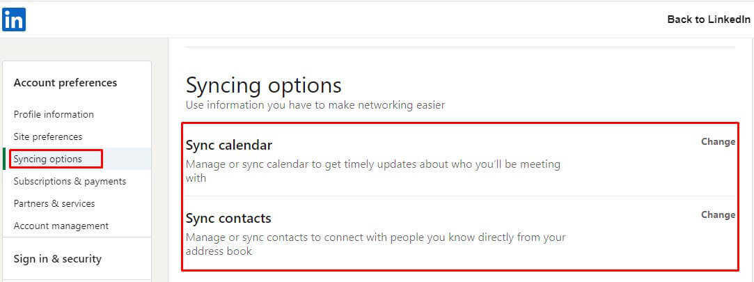 linkedin-account-sync